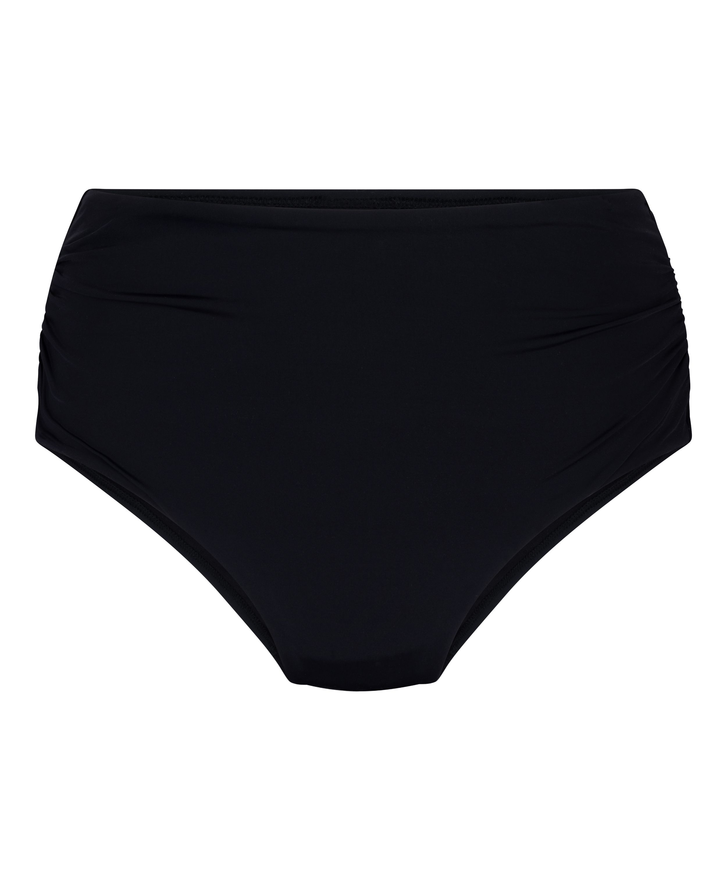 High-Waisted Shaping Bikini Bottom Luxe, Black, main