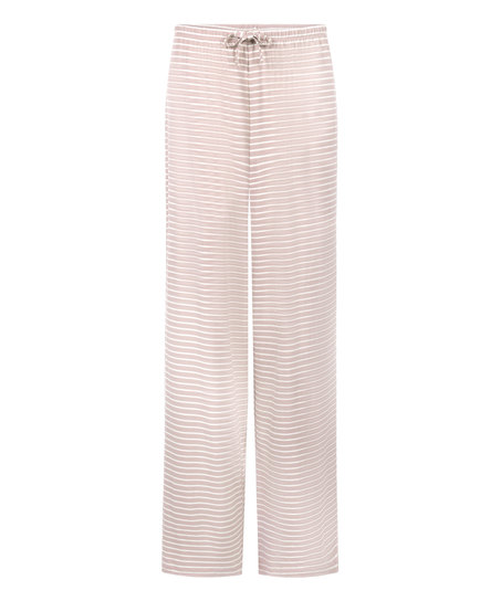 Striped Pyjama Pants, Pink
