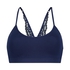 Rose seamless bralette, Blue
