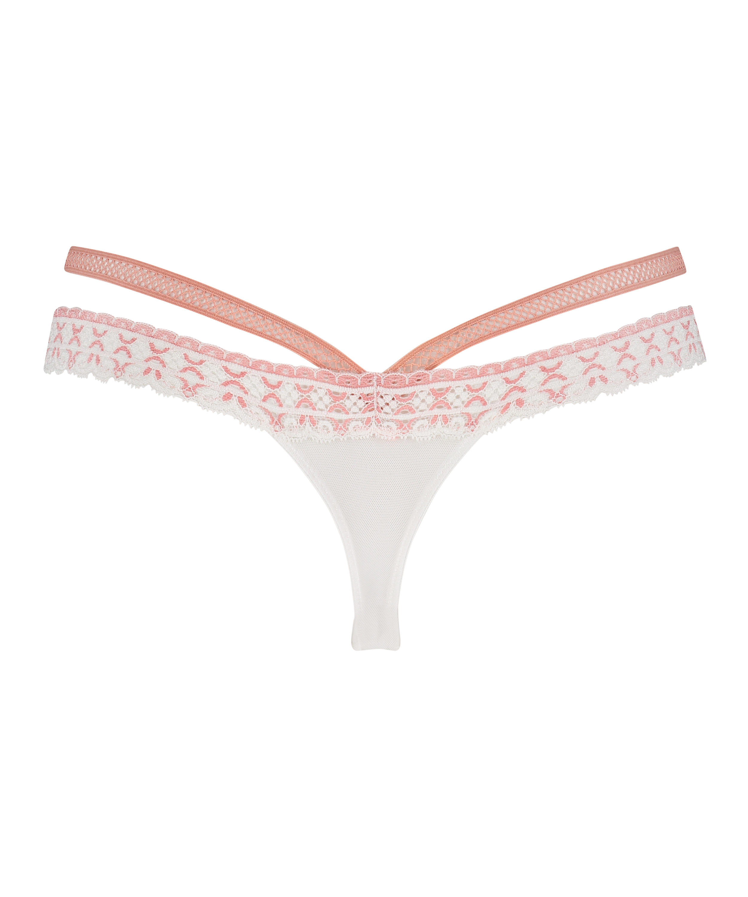 Martha Extra Low Rise Thong, White, main