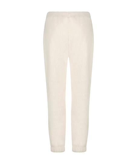 Snuggle Fleece Joggers, White