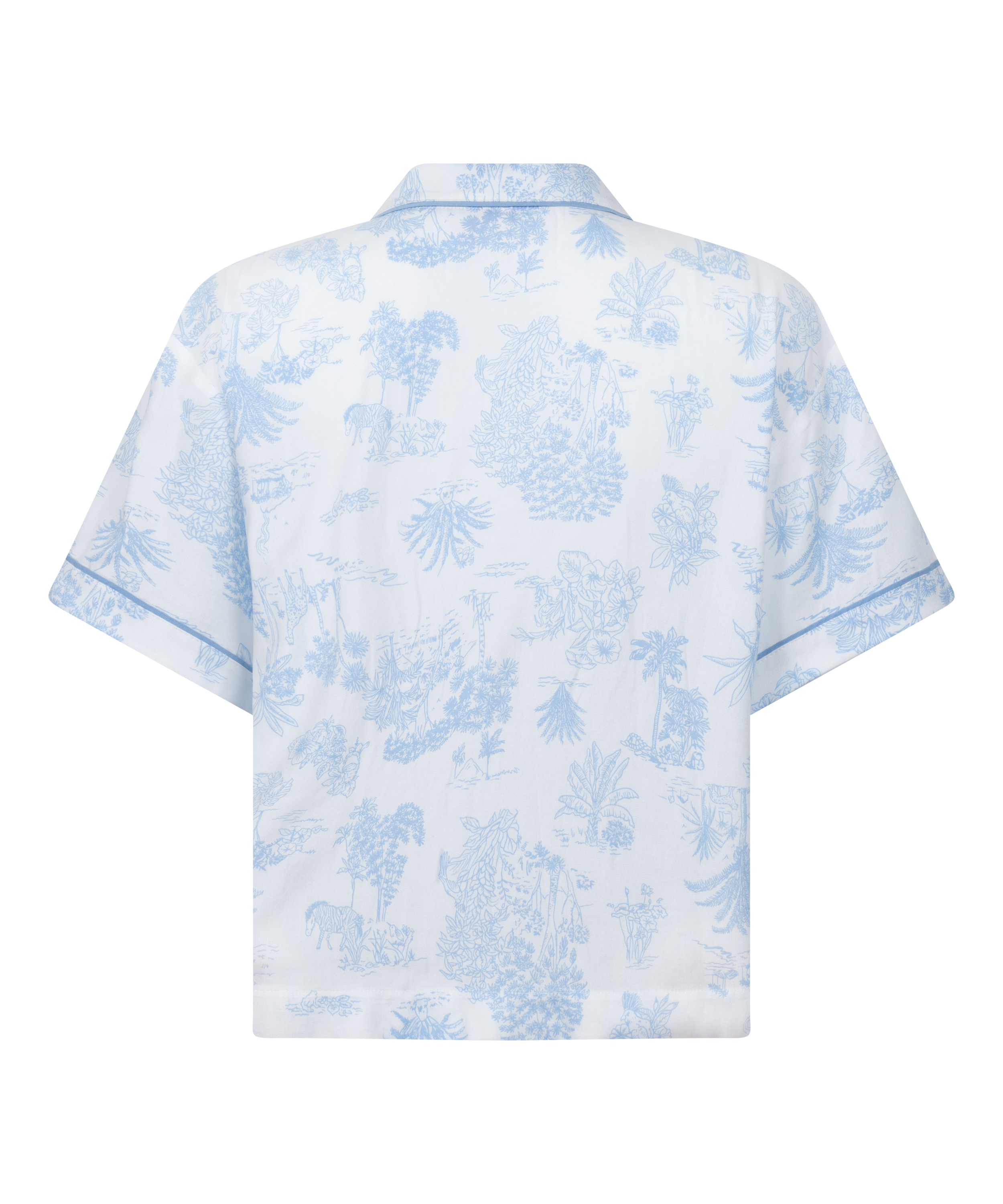 Jacket Short Sleeves Woven, Blue, main