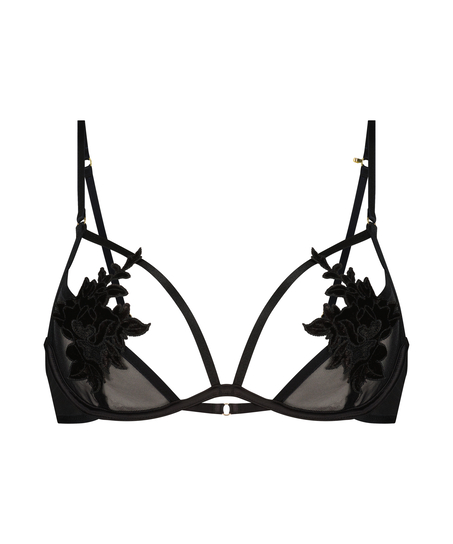 Effie Non-Padded Underwired Bra, Black