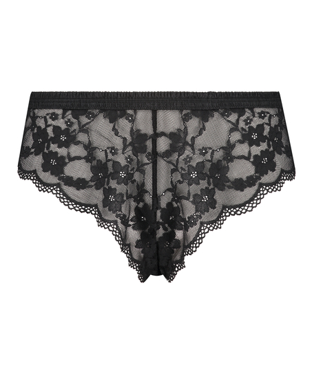 Iva high leg Brazilian Curvy, Black