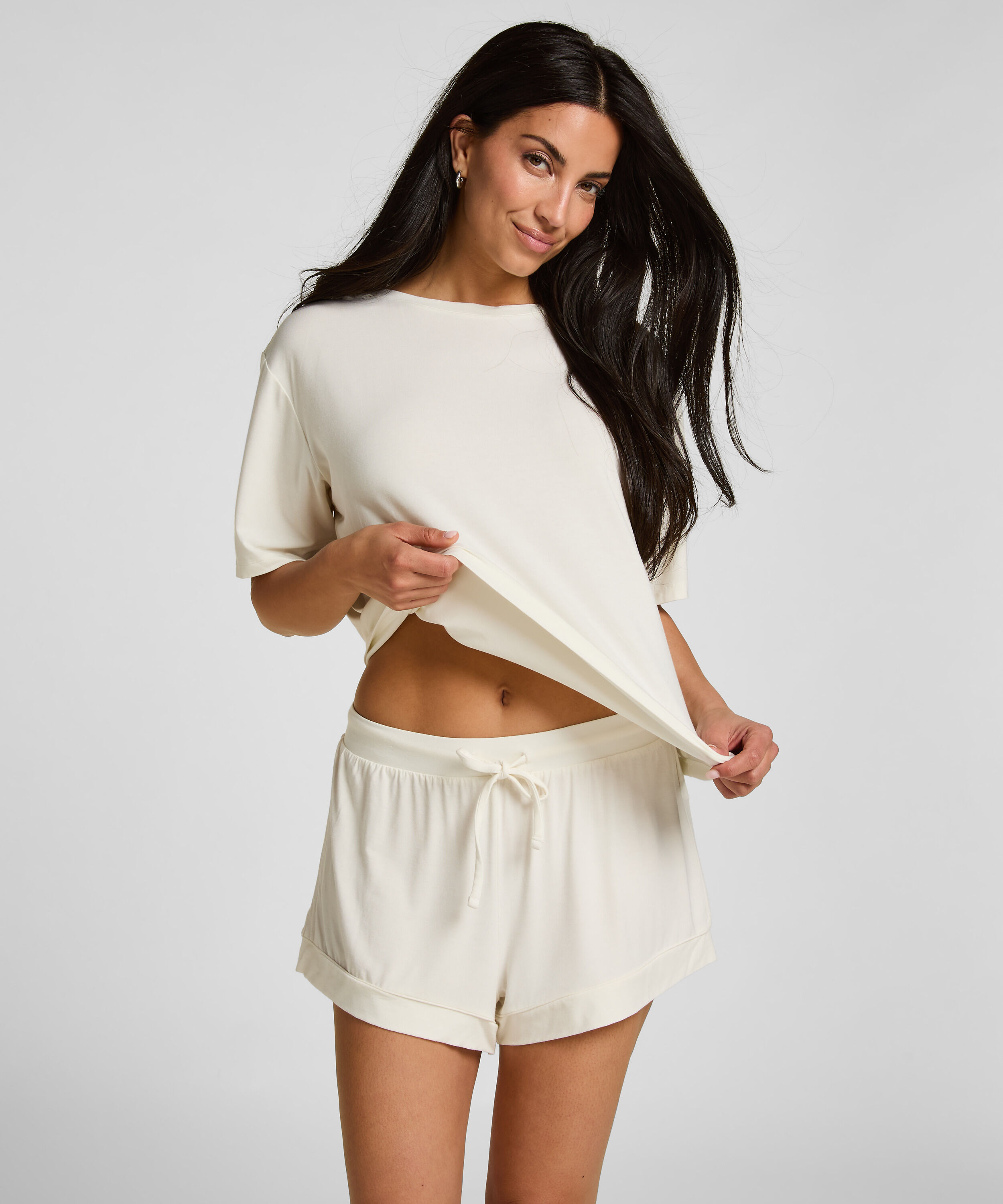 Pyjama Top Jersey Essential, White