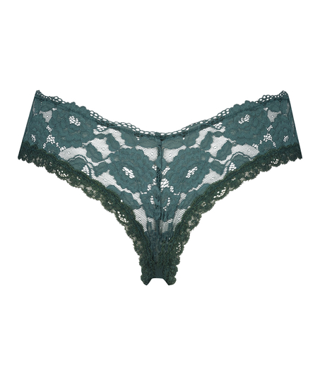 Kamari V-Shaped Brazilian, Green