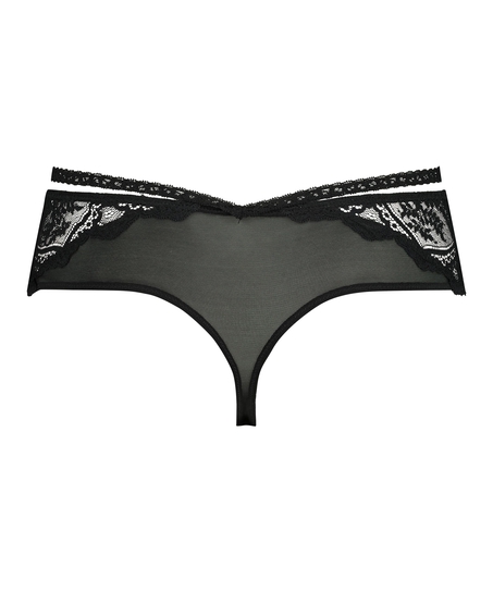Skylar Thong Boxers, Black