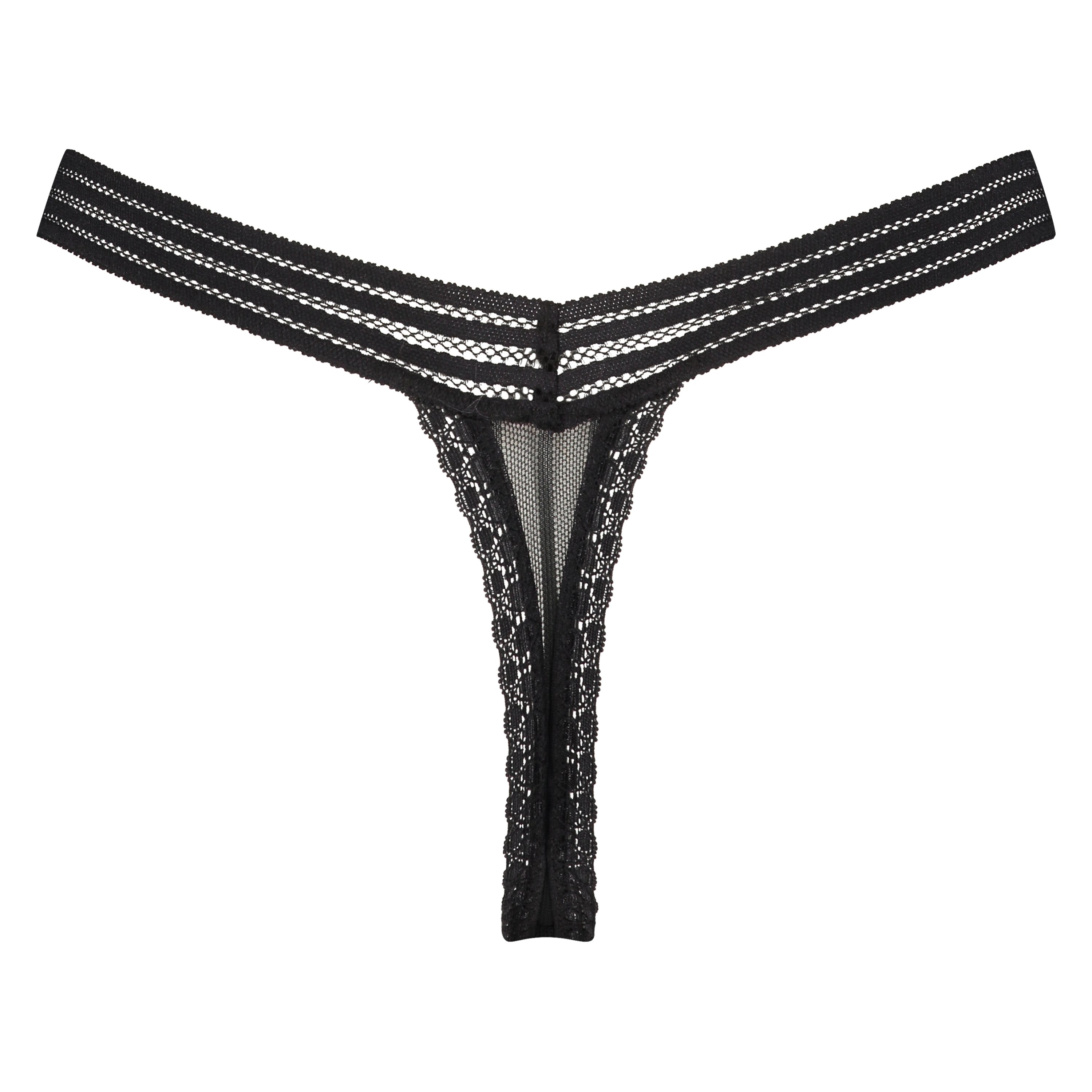 Kira Low Thong, Black, main