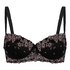 Chloe Padded Underwired Bra, Black