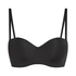 Smooth Padded Underwired Strapless Push-Up Bra, Black
