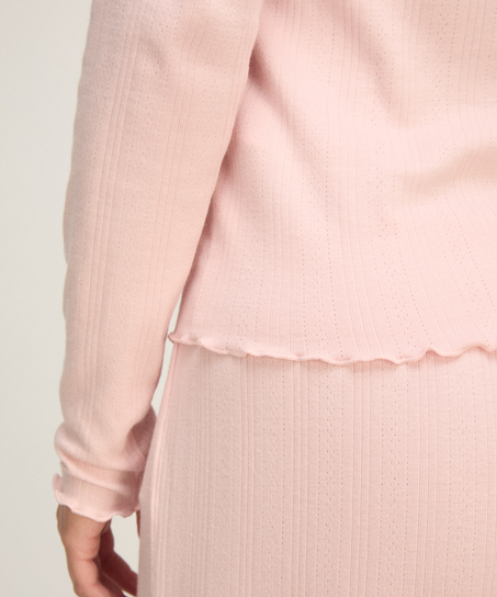 Top Pointelle, Pink