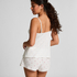 Pointelle Pyjama Shorts, Blue