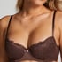 Marine Padded Underwired Bra, Brown