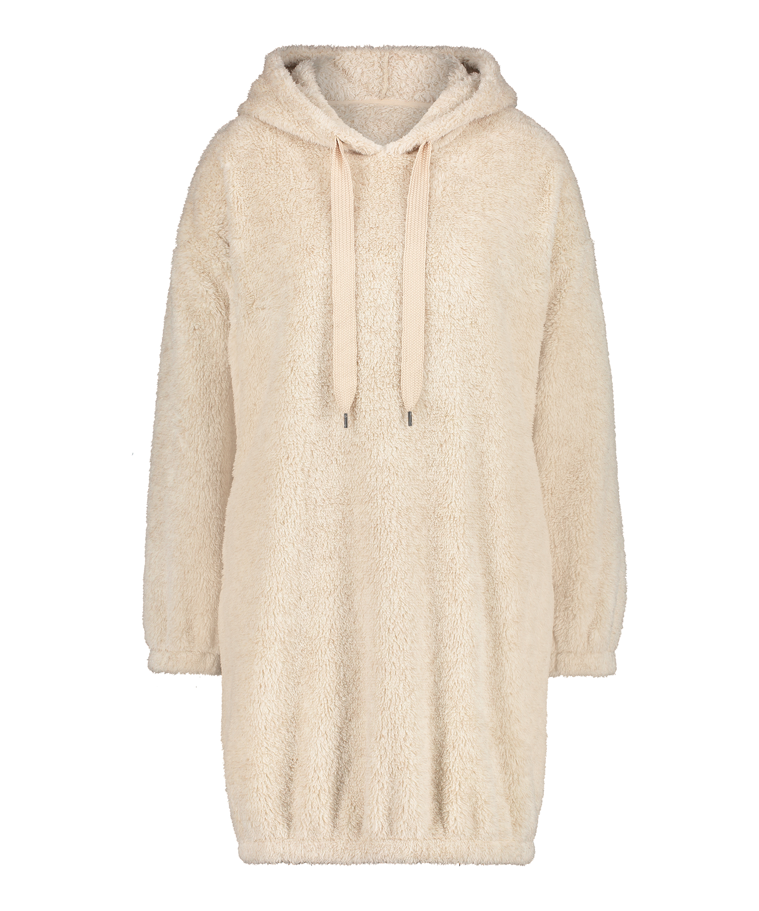 Snuggle Fleece Dress, Beige, main