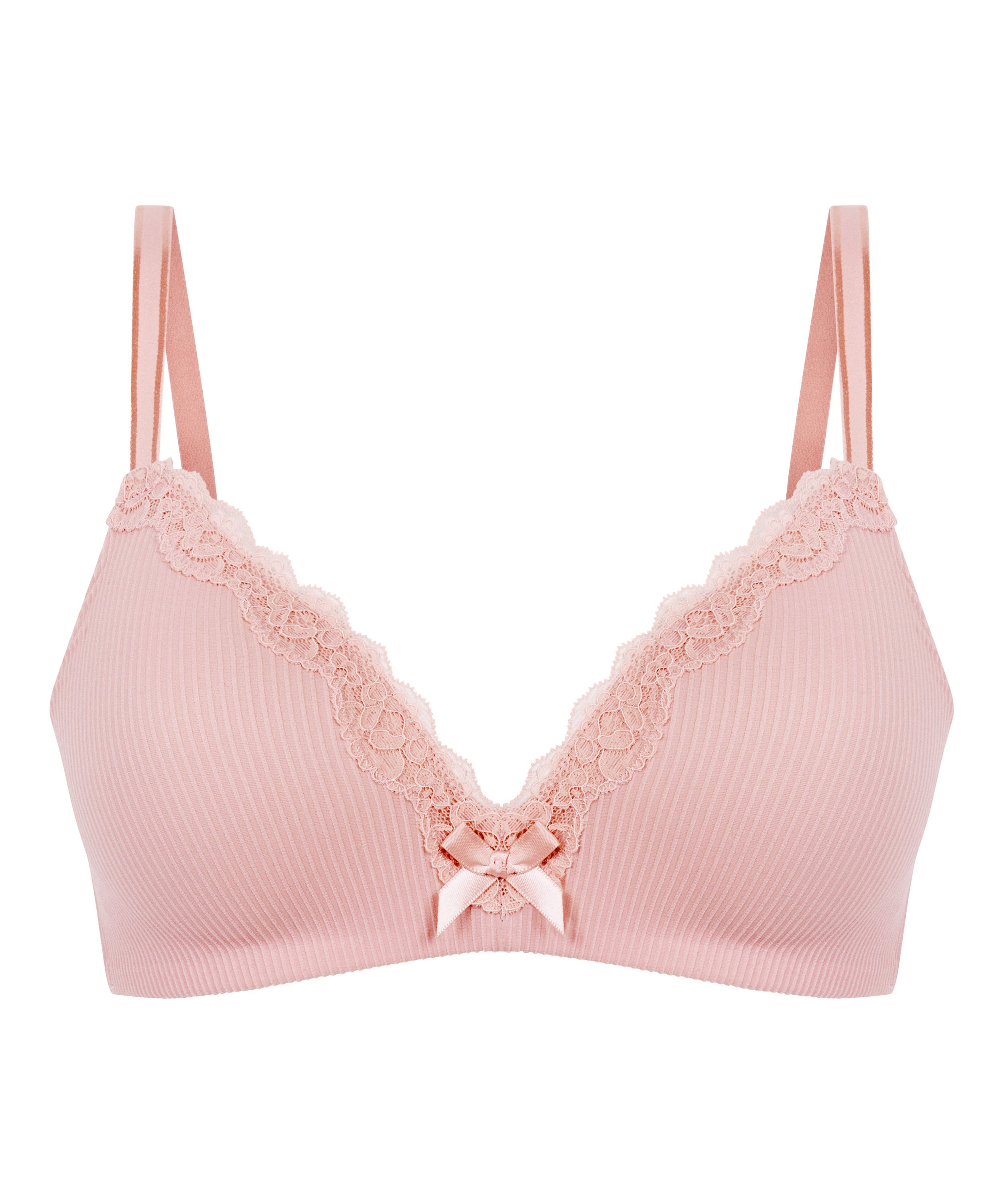 Lola Padded Non-Wired Bra, Pink, main