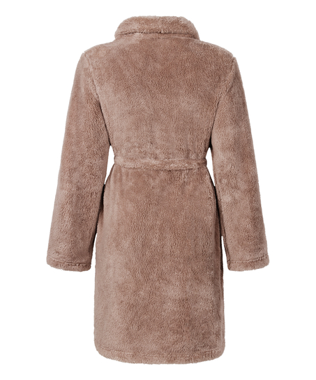 Robe Fluffy Fleece, Beige