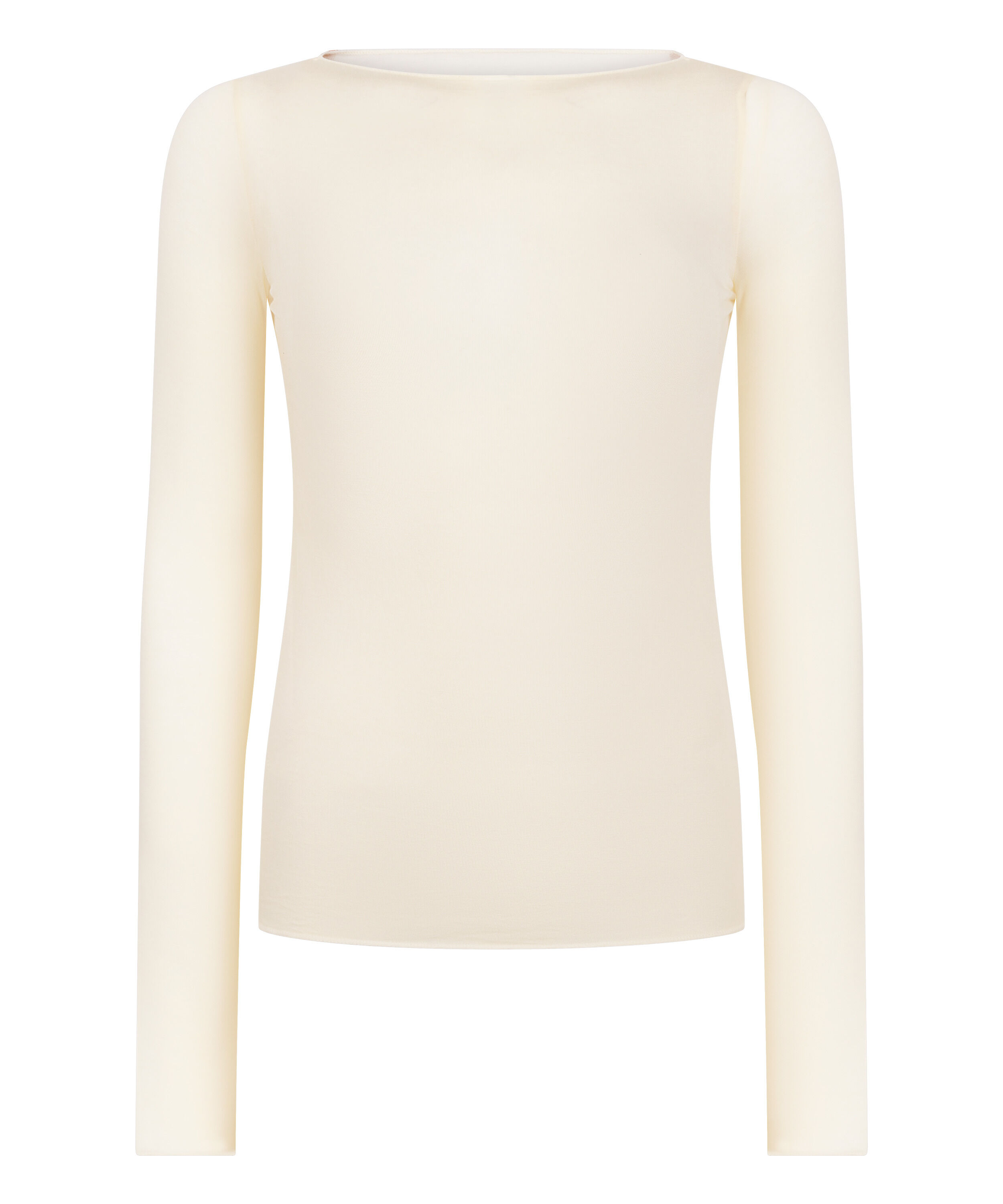 super soft Boatneck shirt with Cashmere, Yellow
