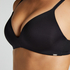 Mona padded non-underwired bra, Black