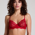 Isabelle Non-Padded Underwired Bra, Red