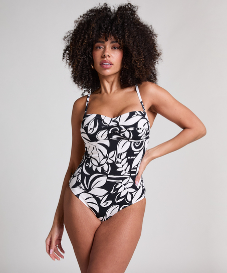 Mauritius Bandeau Bathingsuit, Black