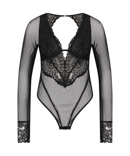 Mariella Bodysuit, Black