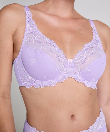 Diva Non-Padded Underwired Bra, Purple