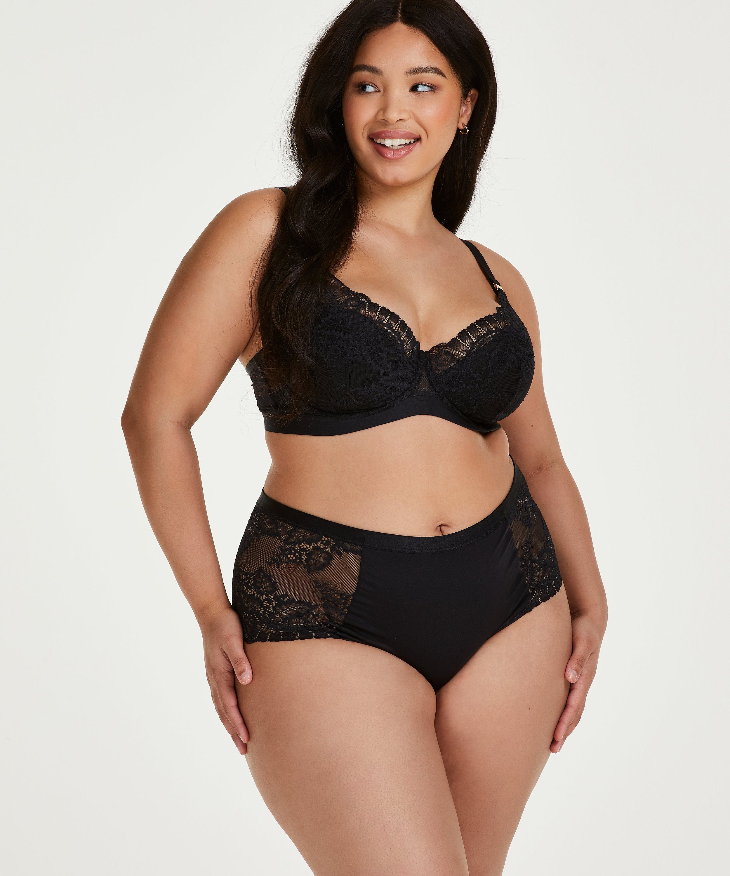 Adeliaide padded underwired bra, Black, main