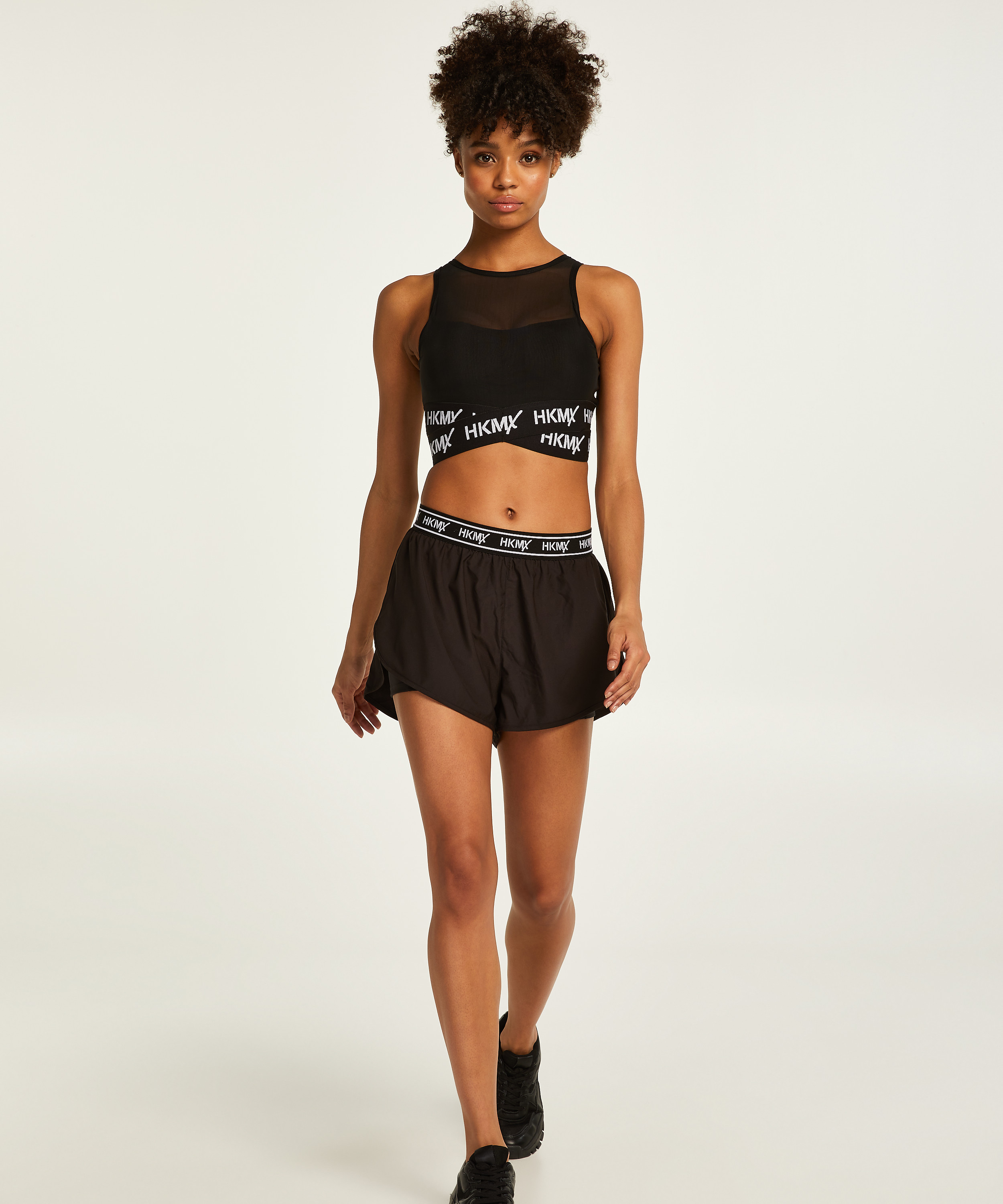 HKMX Sports Shorts, Black, main