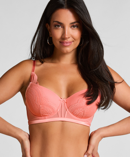 Robijn Underwired Push-Up Bra, Orange