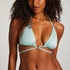 Sydney Triangle Bikini Top, Blue