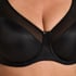 Nina Non-Padded Underwired Minimizer Bra, Black