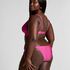 Luna Triangle Bikini Top, Pink