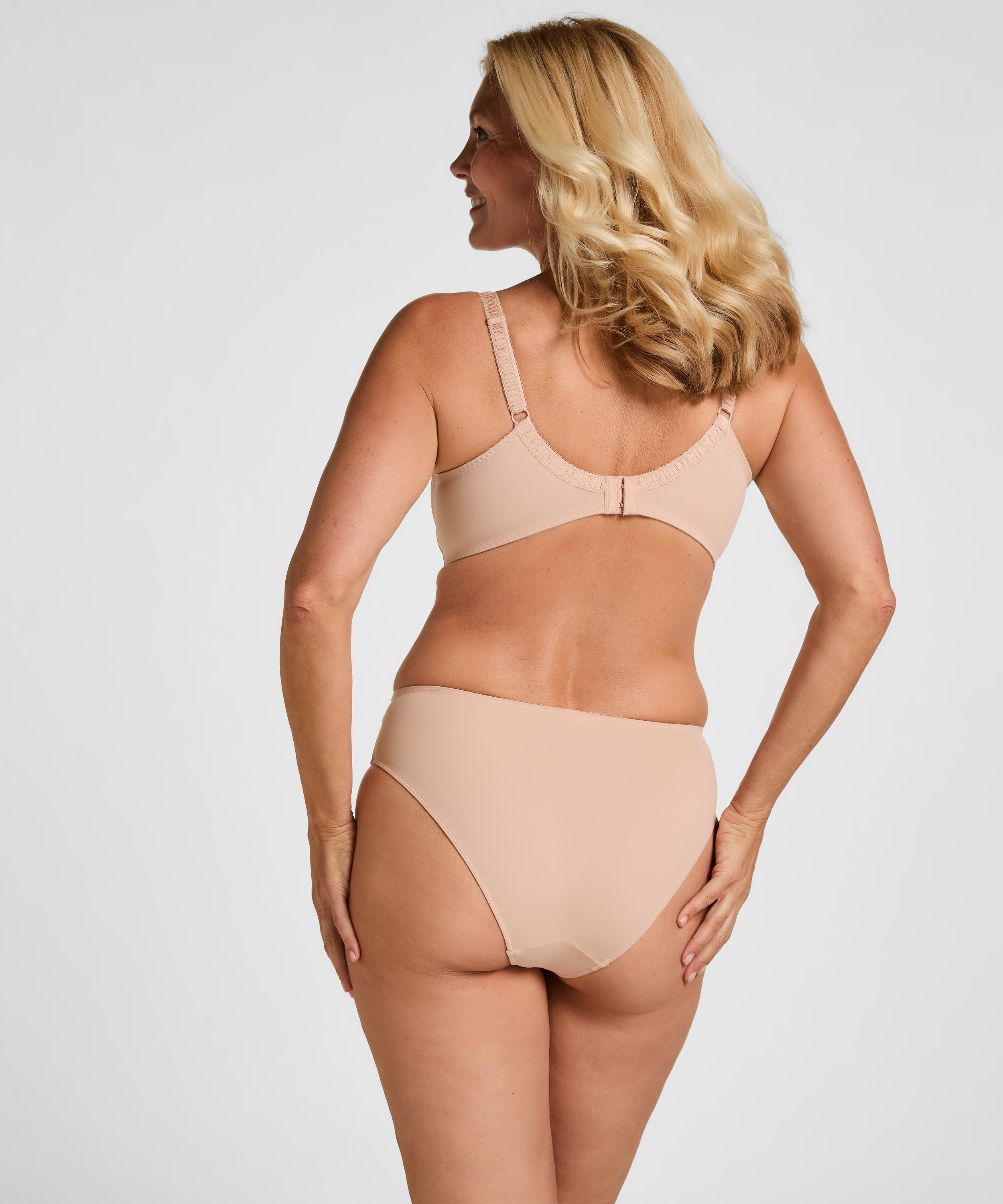 Diva High Knickers, Beige, main