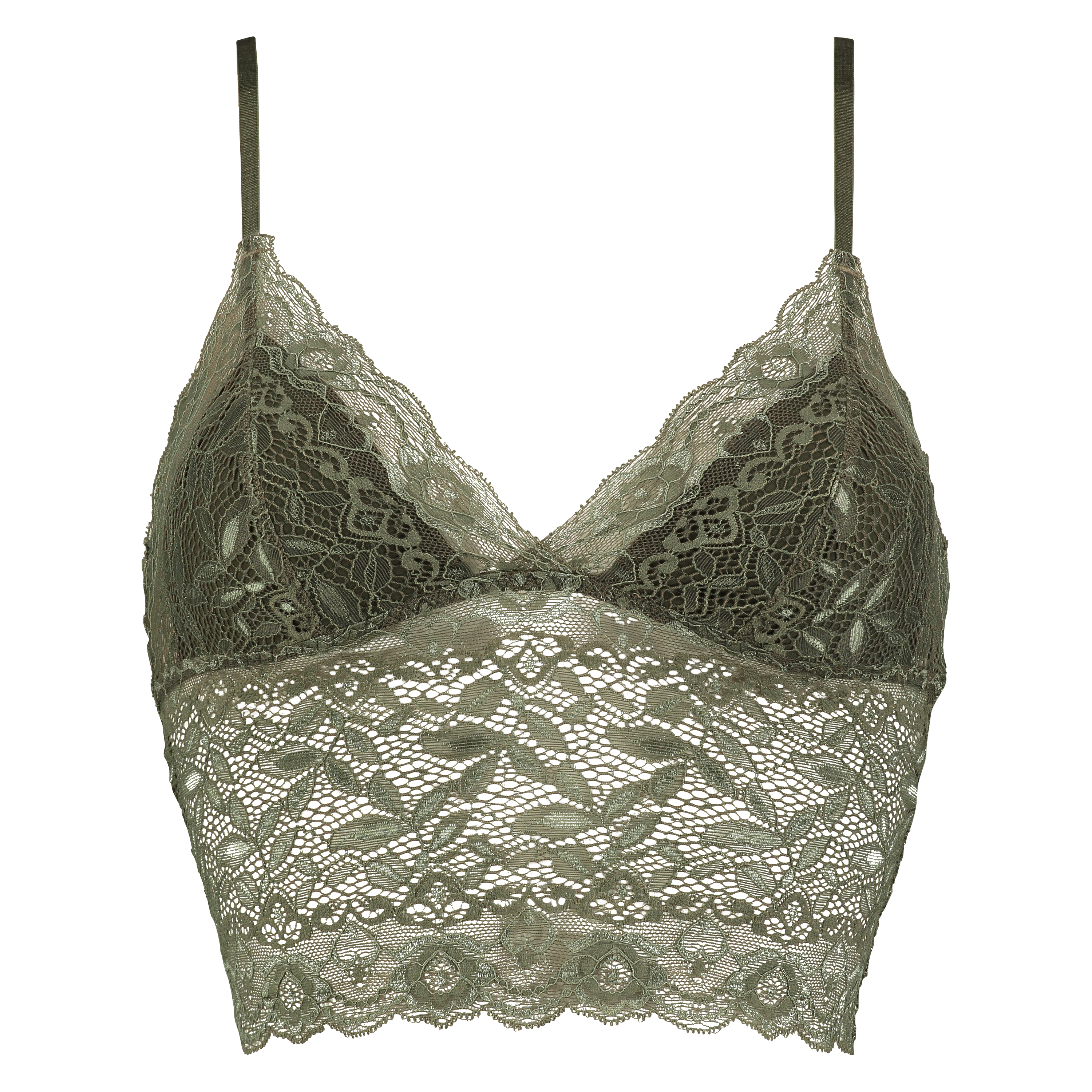 Bralette longline Fancy, Green, main