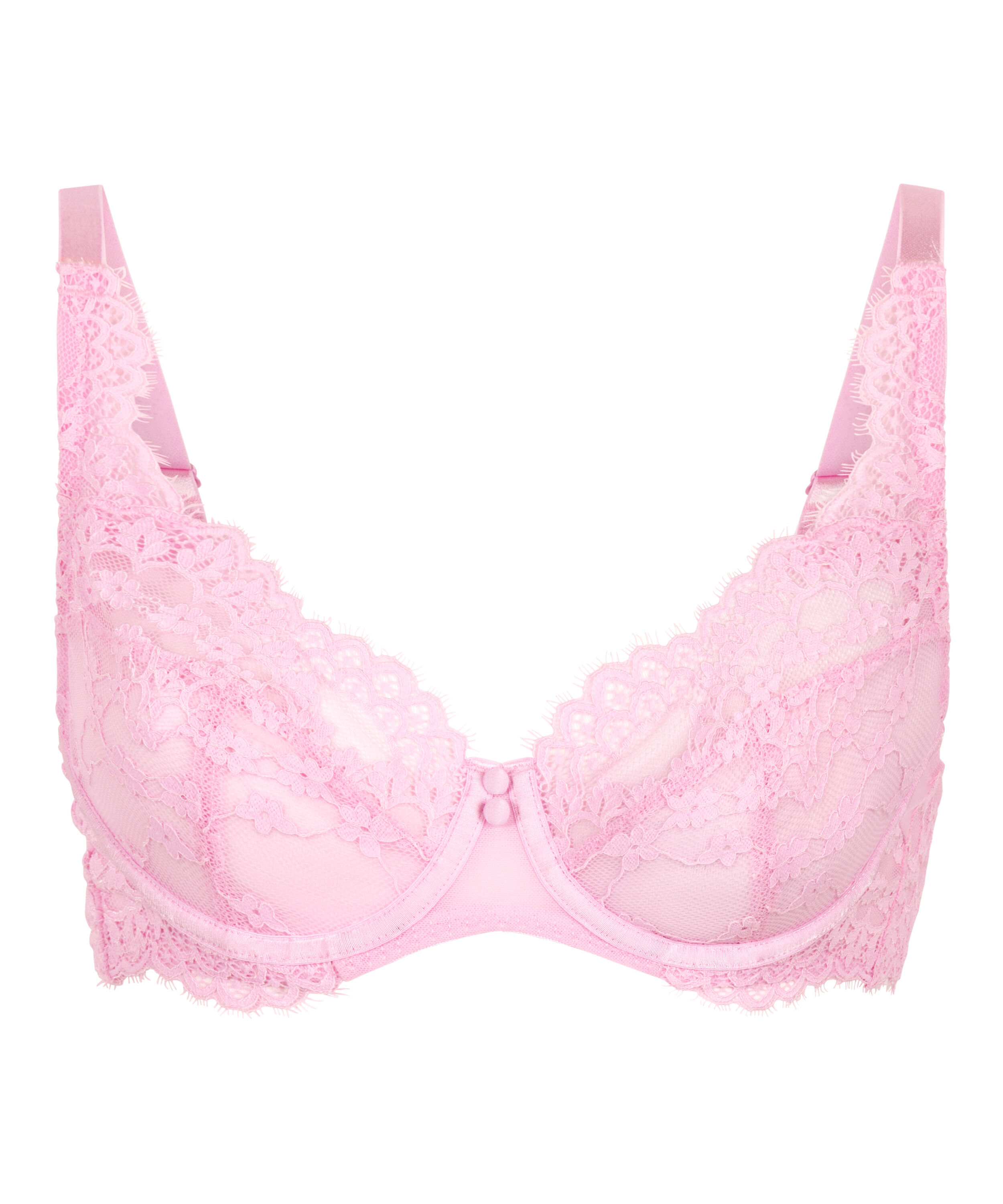 Daisy Non-Padded Underwired Bra, Pink
