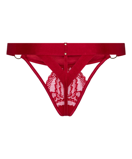 Emmeline Highleg Thong, Red