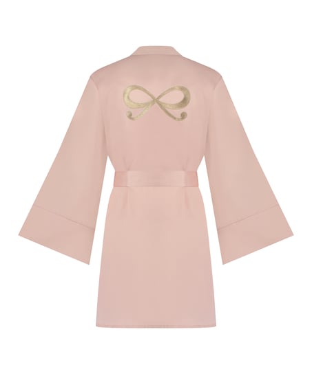Satin Kimono, Pink