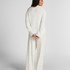 Pyjama Pant Loose Pointelle, White