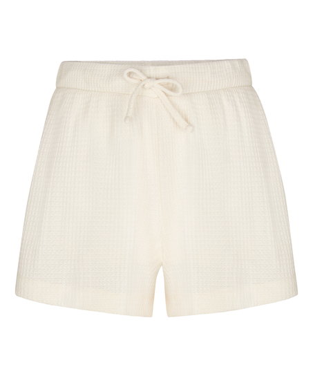 Short Waffle Sloane, White