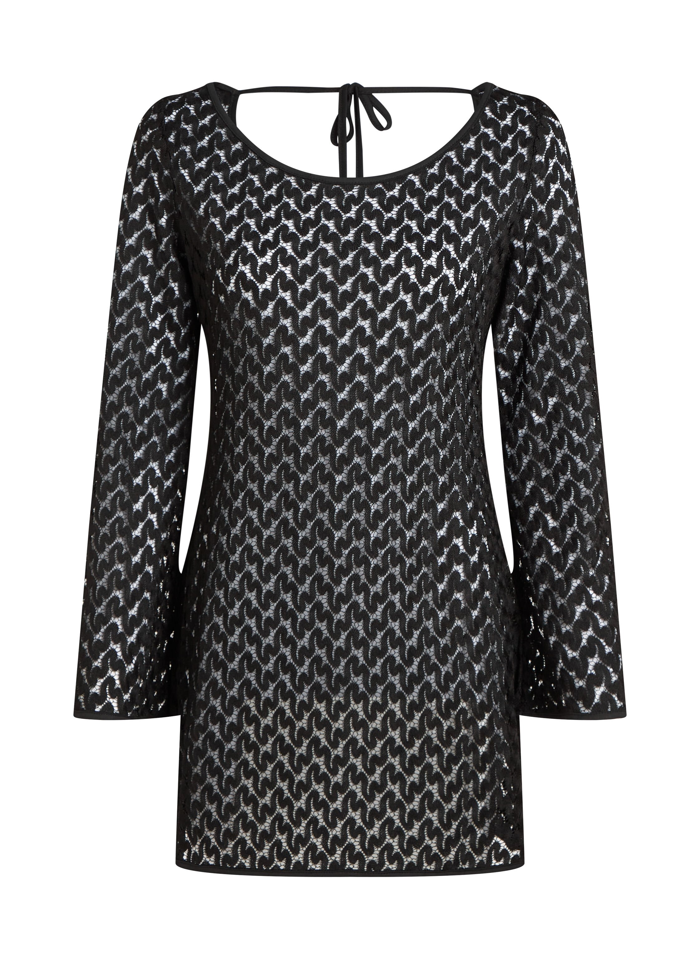 Beach Crochet Dress, Black