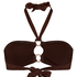 Bandeau Bikini Top Madrid, Brown