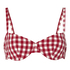 Non-Padded Underwired Bikini Top Amalfi, Red
