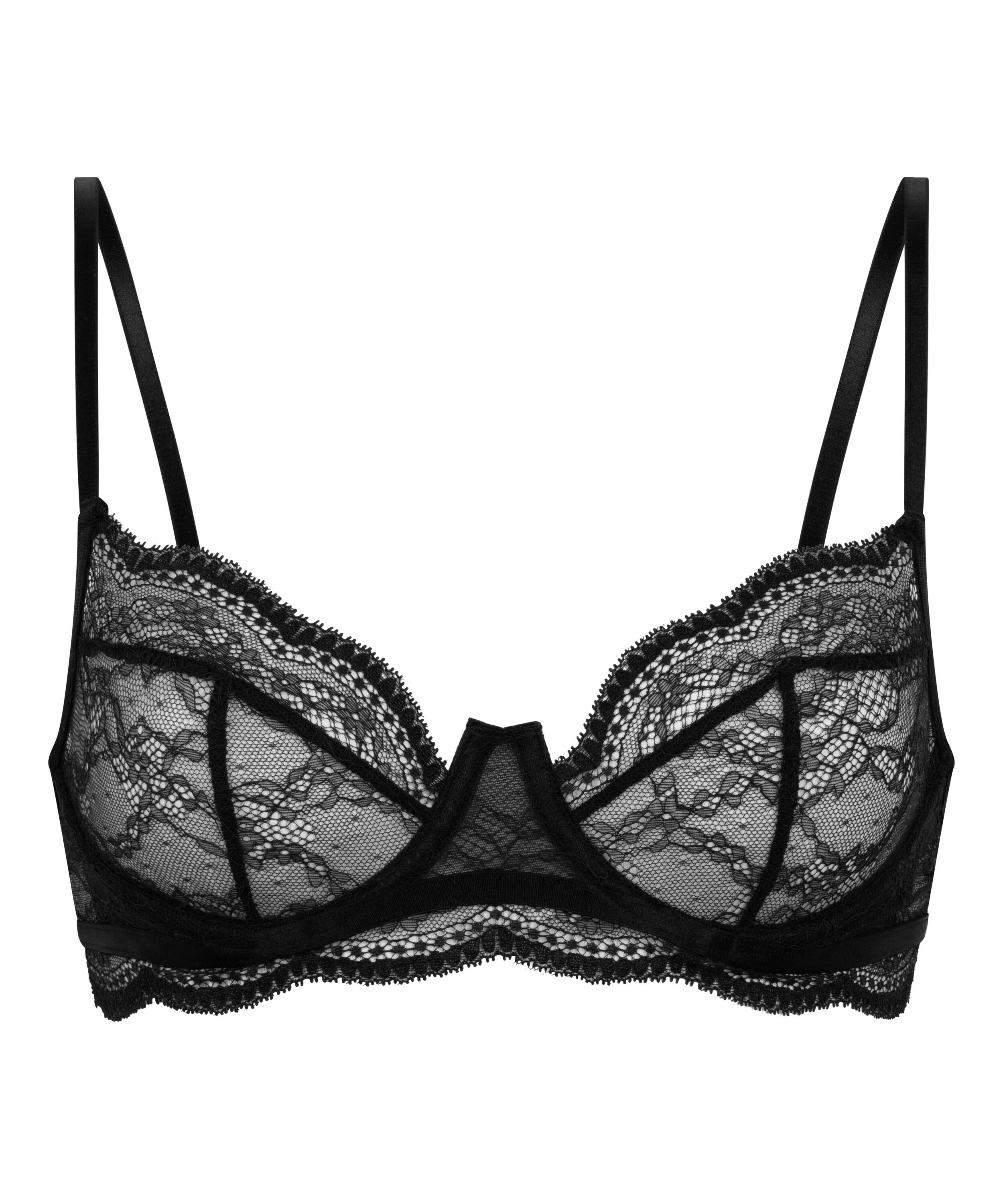 Isabelle Non-Padded Underwired Bra, Black