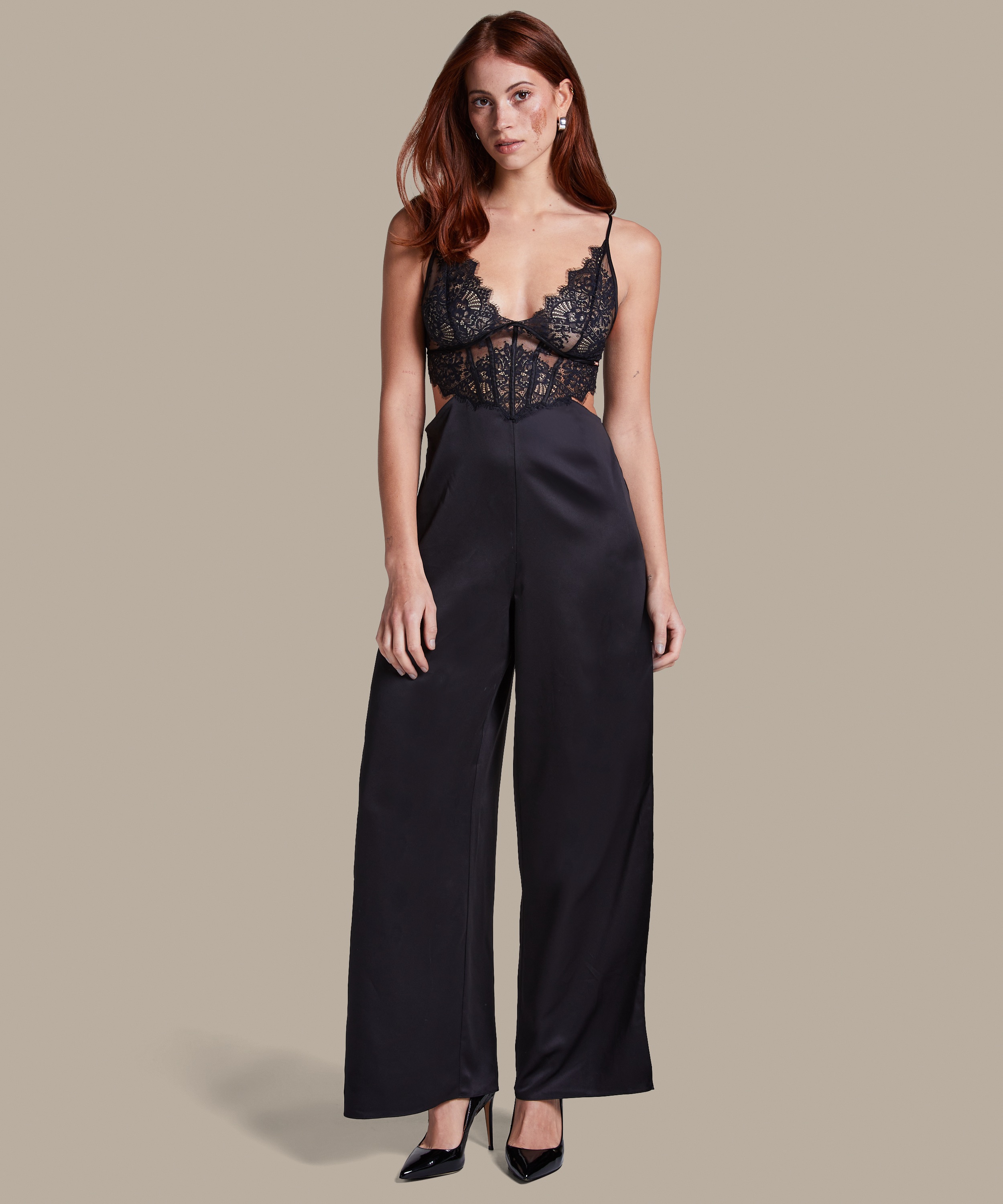 Zoe Jumpsuit, Black, main