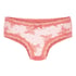 V-shaped Brazilian knickers mesh, Pink