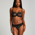 Daisy Padded Strapless Underwired Bra, Black