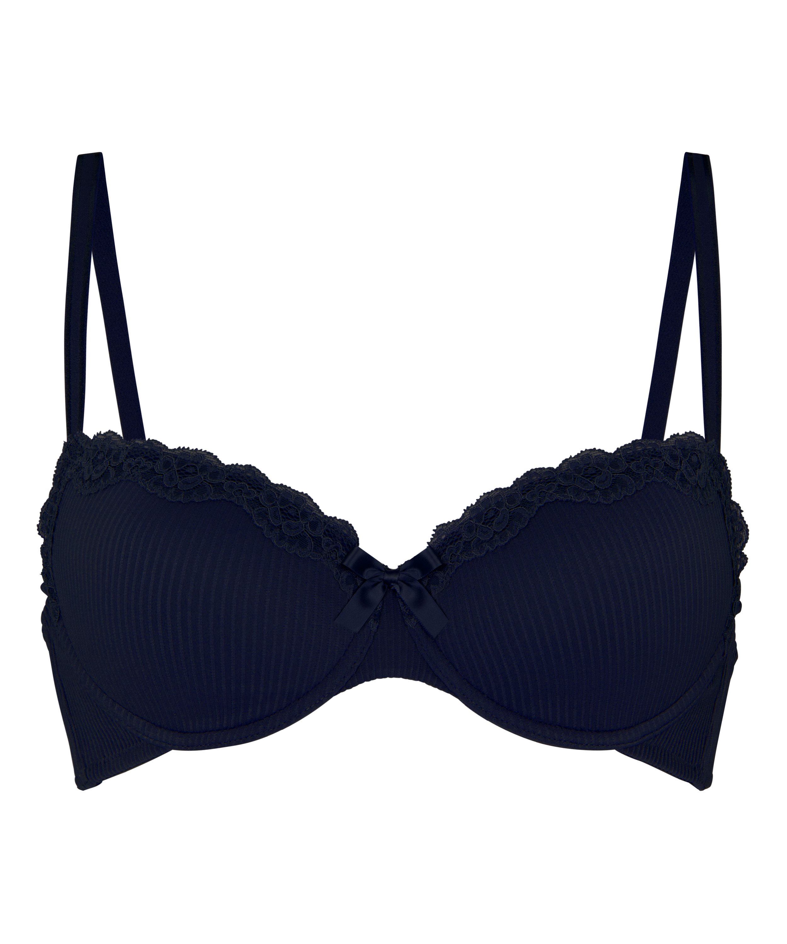 Lola Padded Underwired Bra, Blue, main