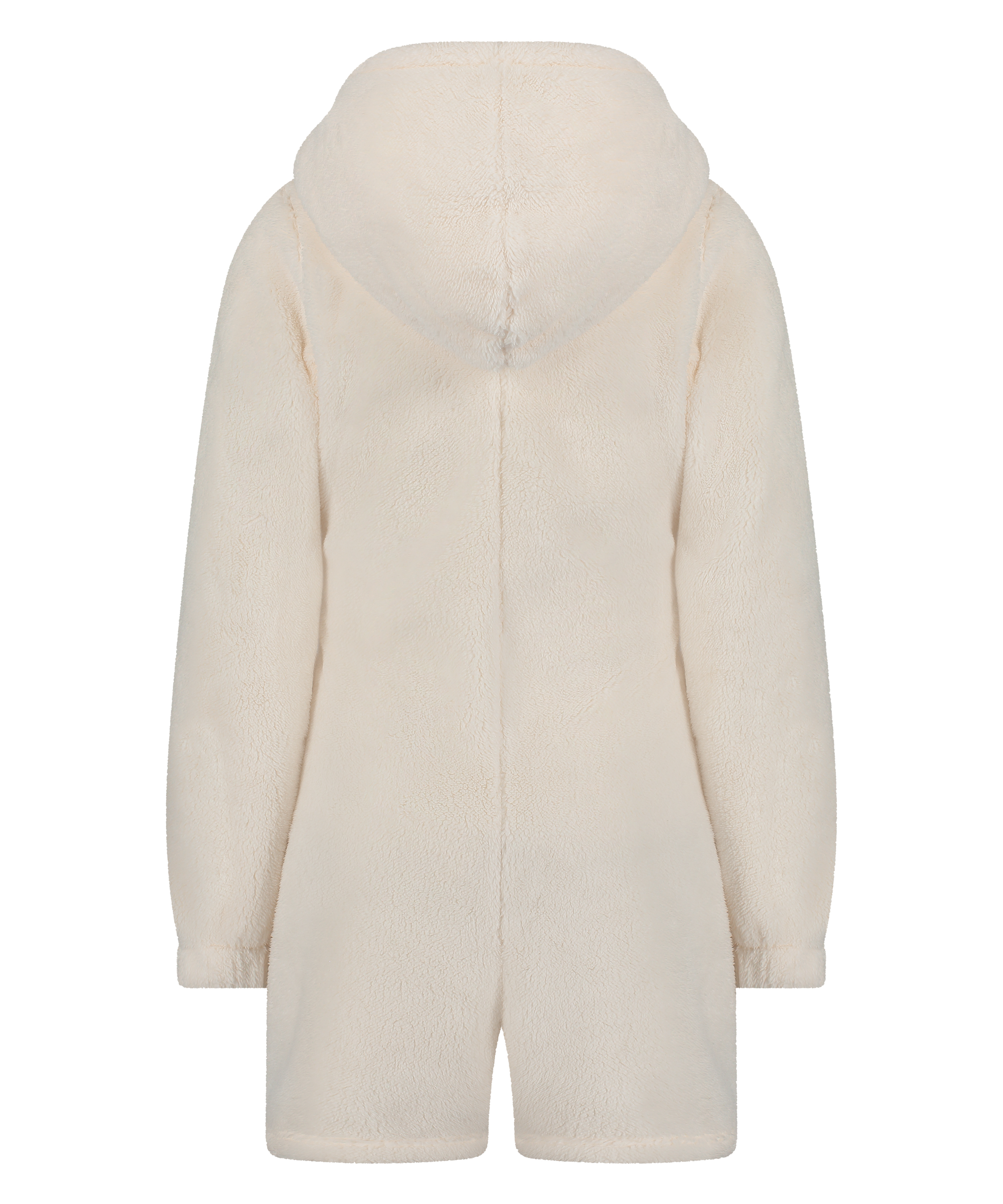 Fleece Onesie, White, main