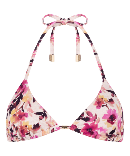 Lagos Triangle Bikini Top, Beige