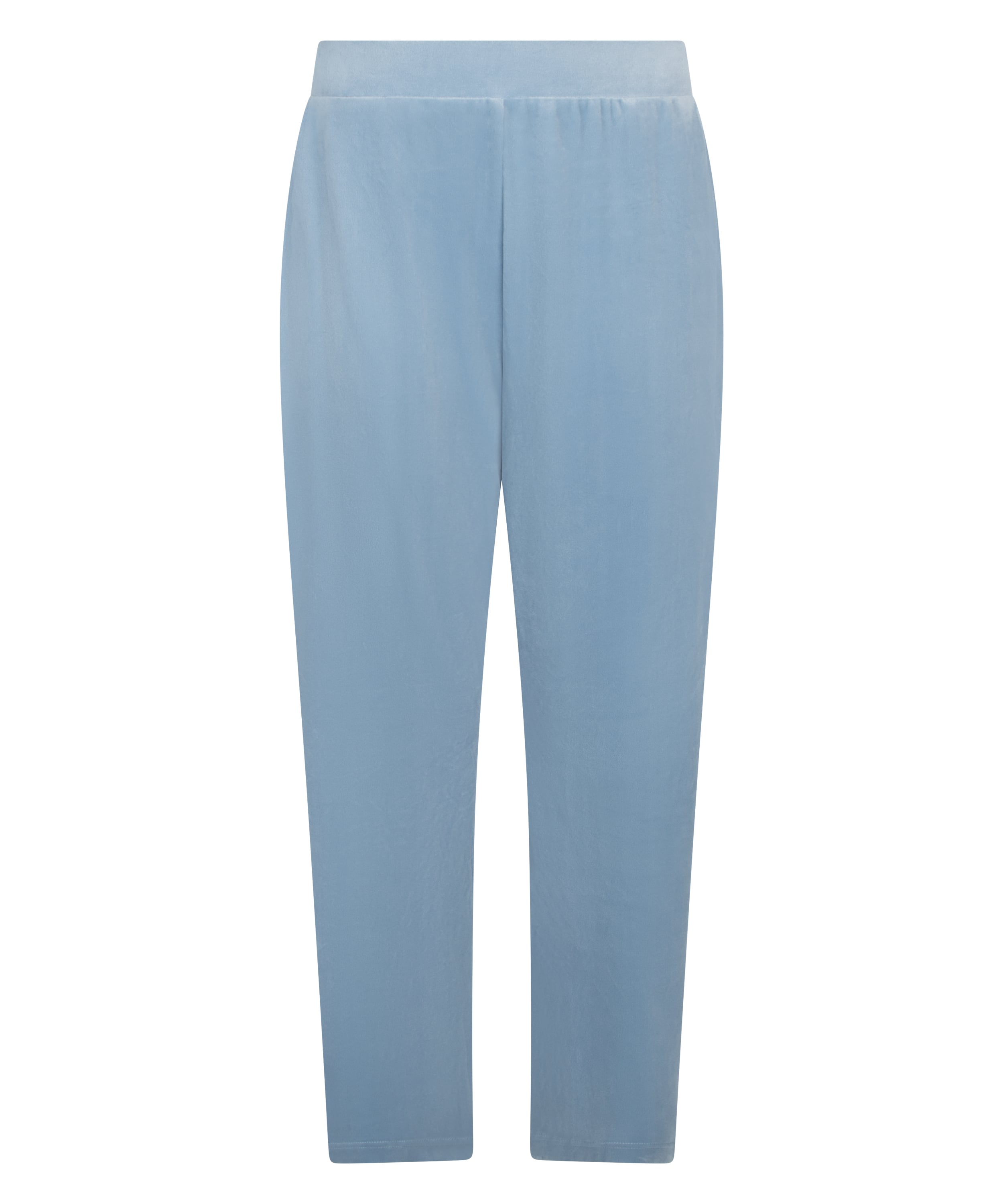 Petite Velours Pyjama Bottoms, Blue, main